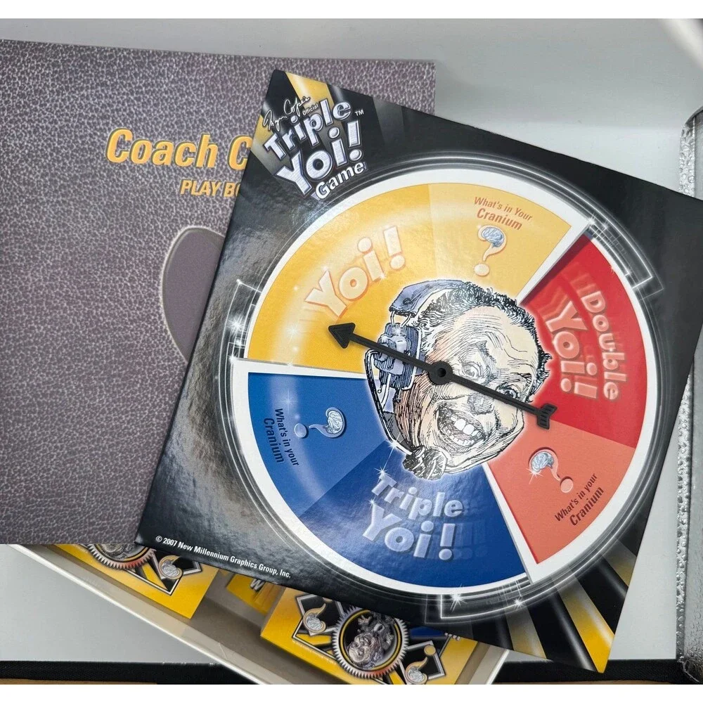 Vintage 2007 Myron Cope's Official Triple Yoi! Board Game - Pittsburgh Steelers